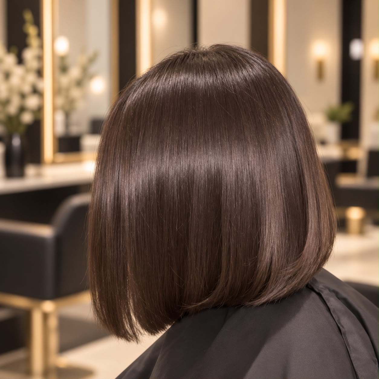 Coupe femme au carré — exemple de résultat professionnel